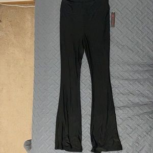 Flare pant, black